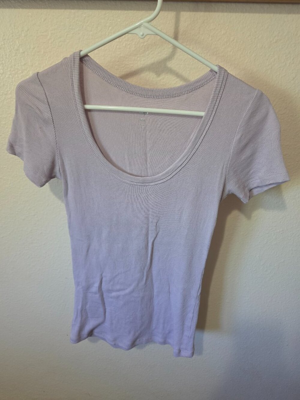 dip Lavender Short Sleeve Top